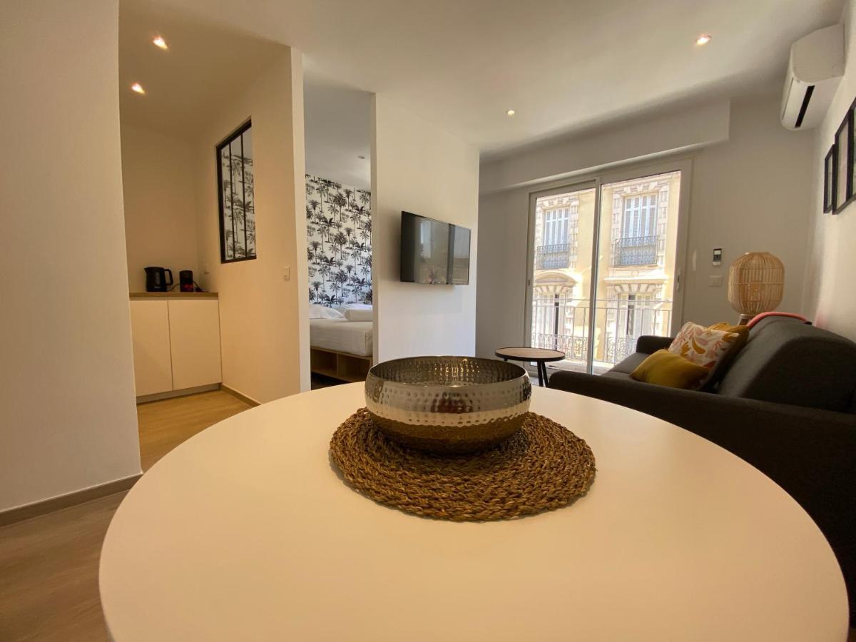 C001-Beau Studio Neuf Situe Au Centre Cannes Exteriör bild