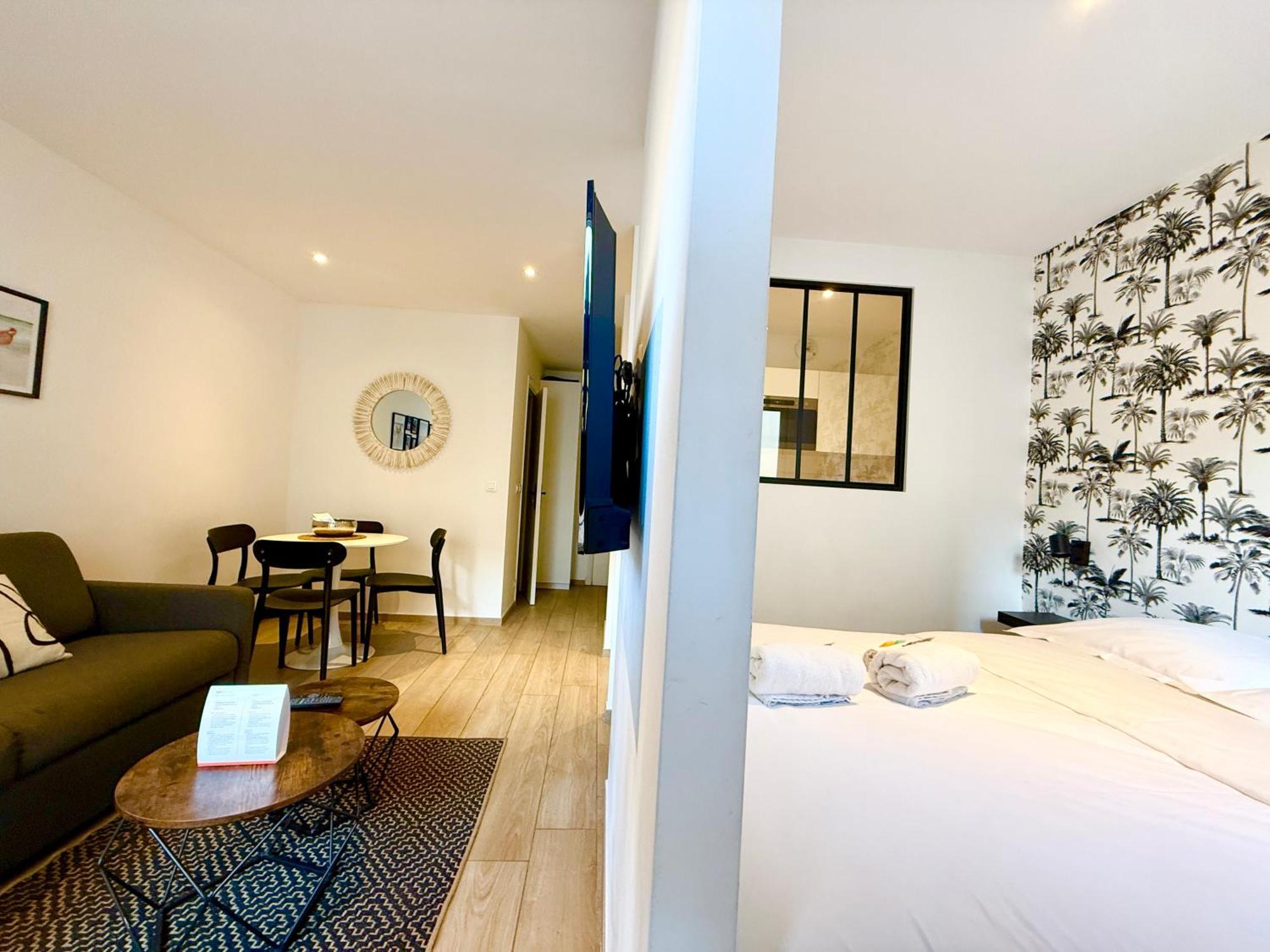 C001-Beau Studio Neuf Situe Au Centre Cannes Exteriör bild