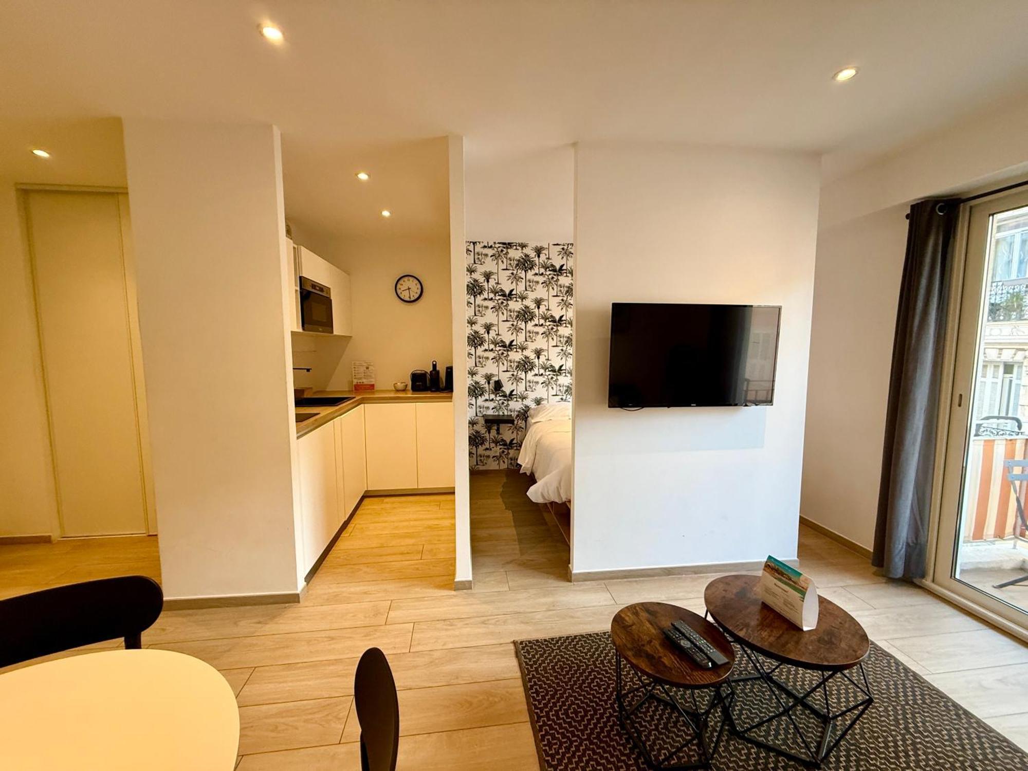 C001-Beau Studio Neuf Situe Au Centre Cannes Exteriör bild