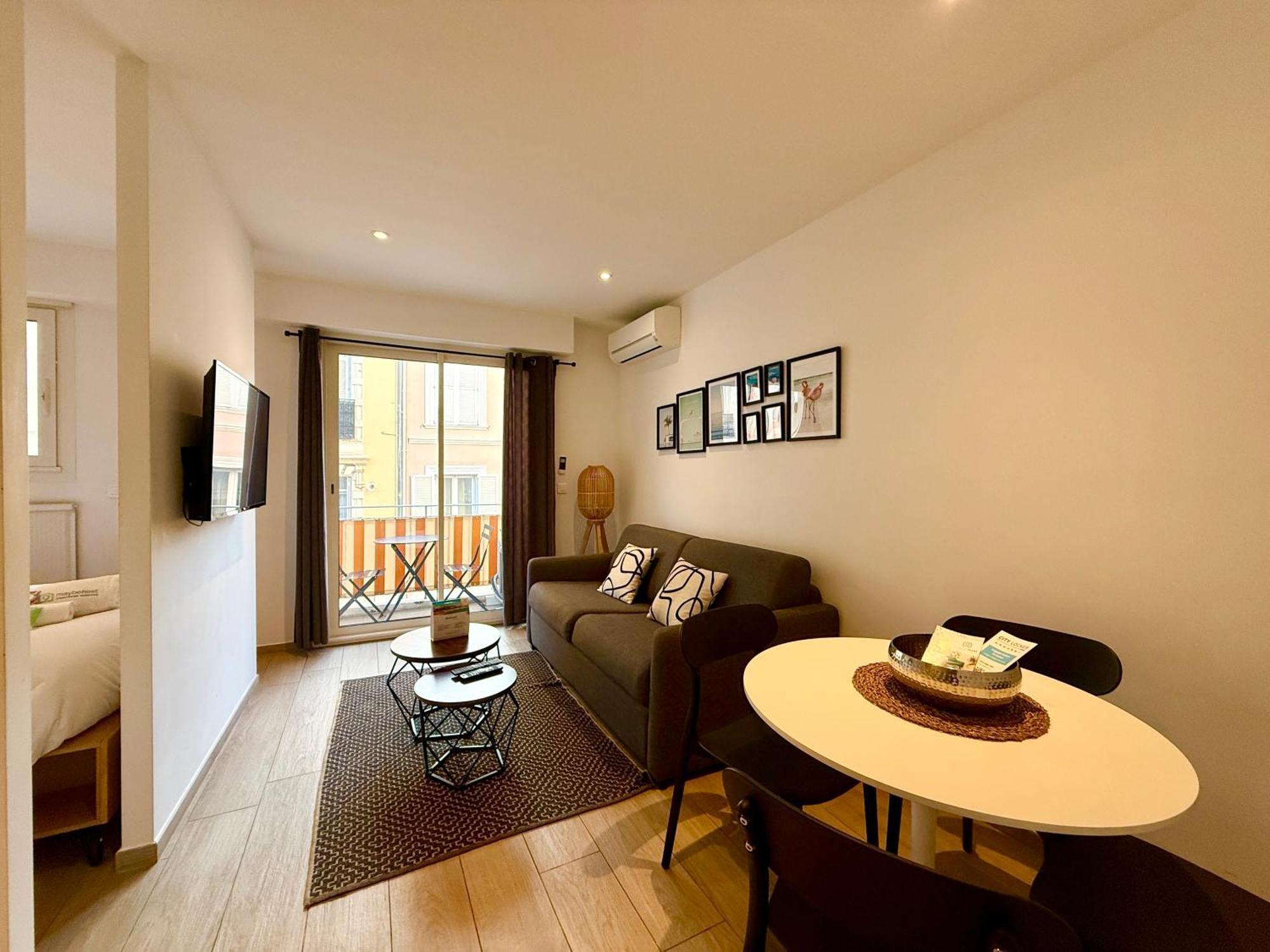 C001-Beau Studio Neuf Situe Au Centre Cannes Exteriör bild